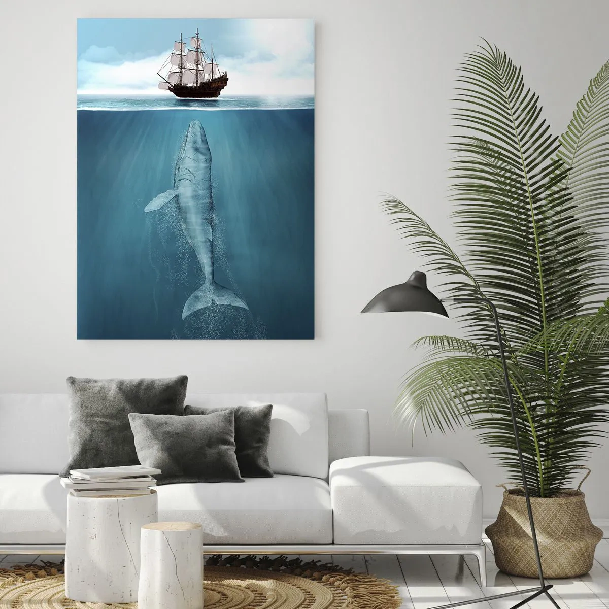 Glasbild - Bild auf glas - Es ist besser, es nicht zu wissen - 80x120 cm