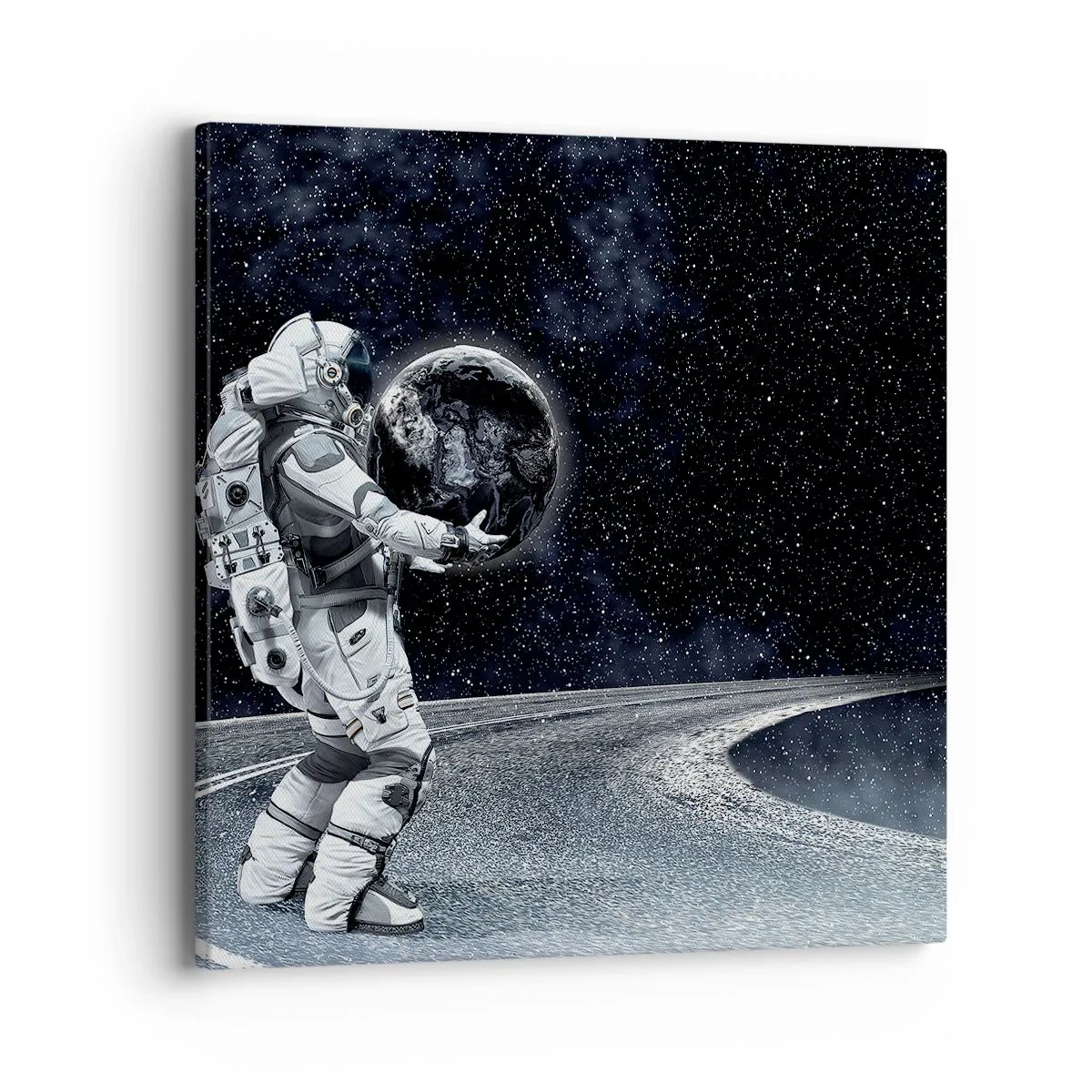 Bild auf Leinwand - Leinwandbild - Auf der Milchstraße - 40x40 cm