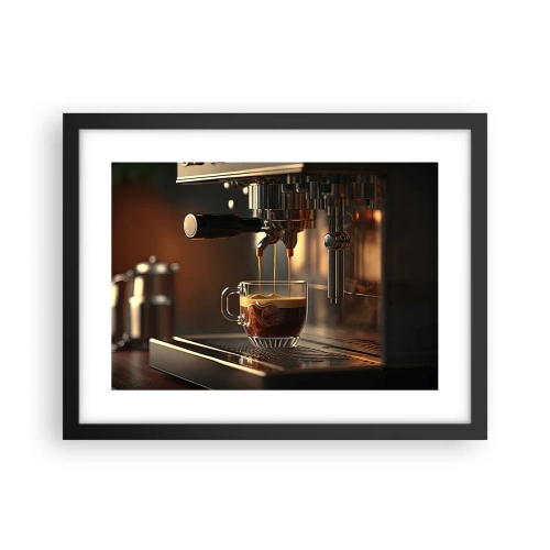 Poster in einem schwarzem Rahmen - Sinnliche Mischung - 40x30 cm