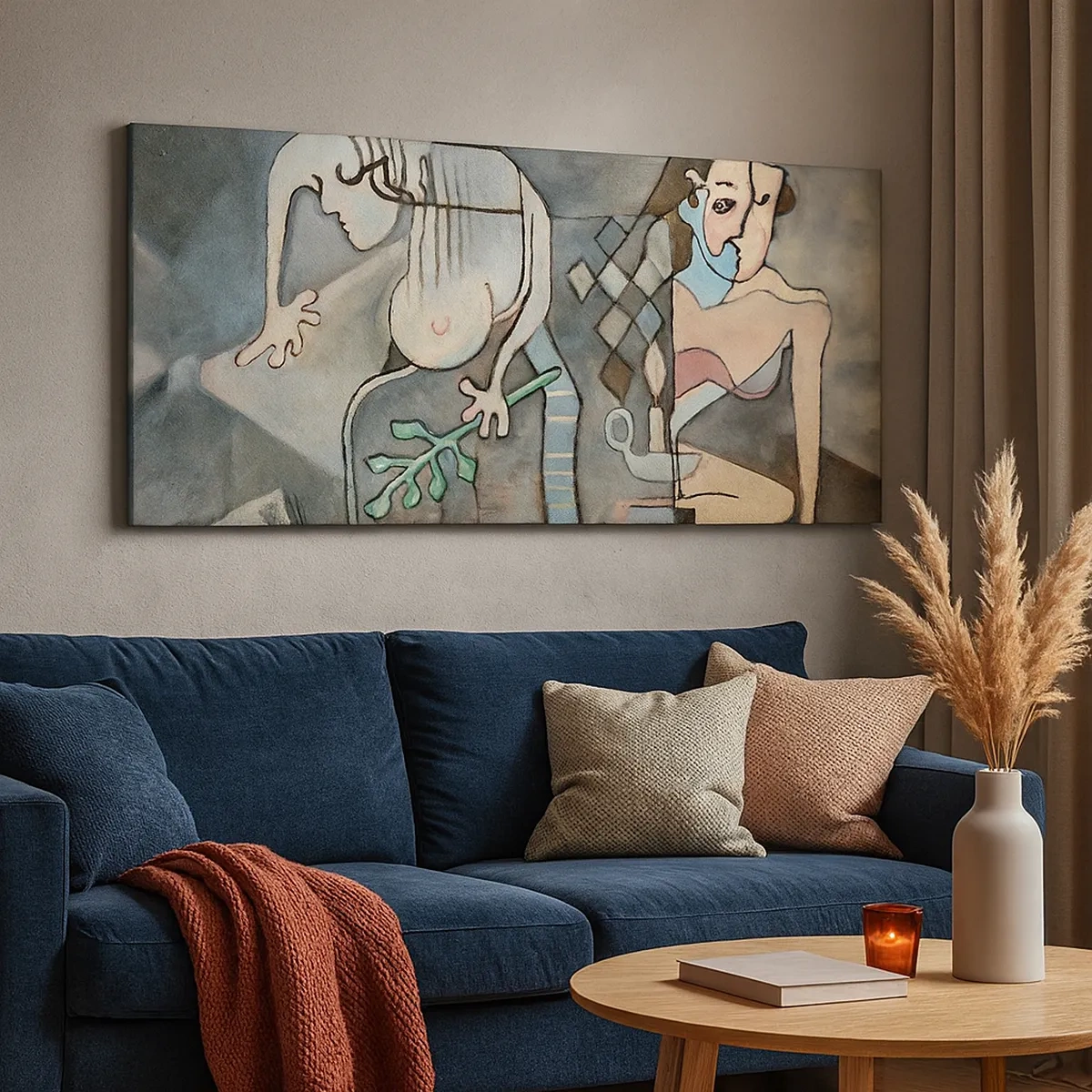 Bild auf Leinwand - Leinwandbild - Mosaik aus Geist und Materie - 30x30 cm