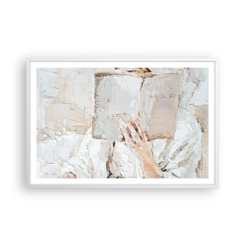 Poster in einem weißen Rahmen - In einer anderen Welt - 91x61 cm