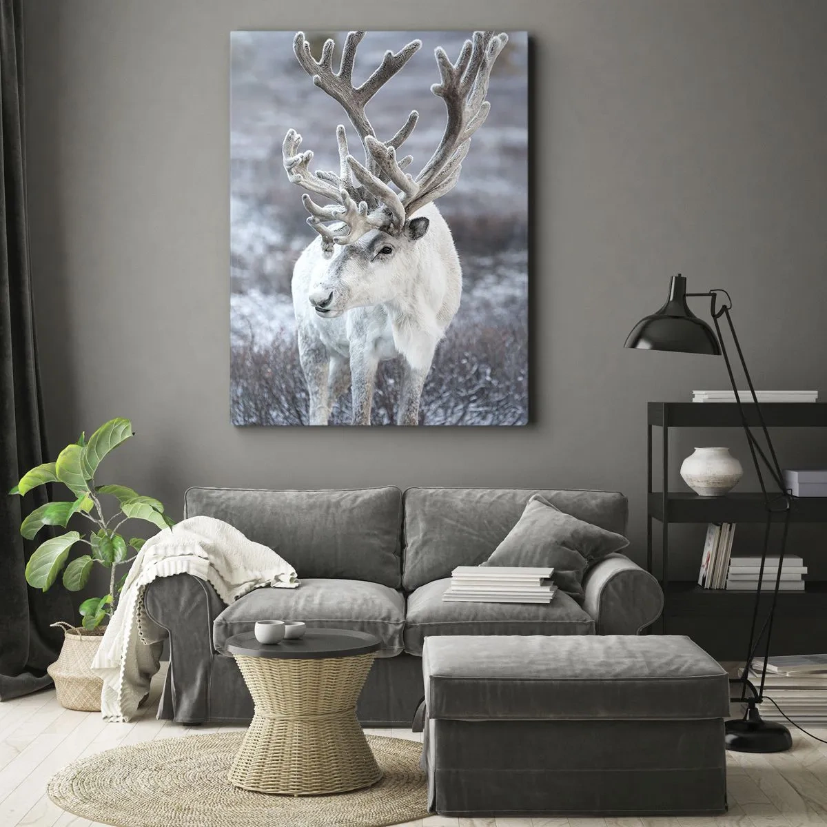 Bild auf Leinwand - Leinwandbild - Porträt in der Sonne - 70x100 cm