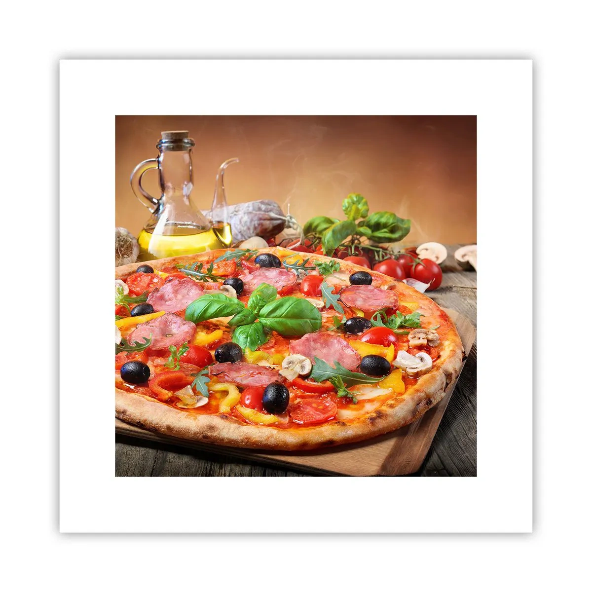 Poster - Mit echtem italienischem Flair - 30x30 cm
