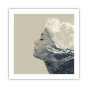 Poster - Die Schönheit der Elemente der Natur - 50x50 cm