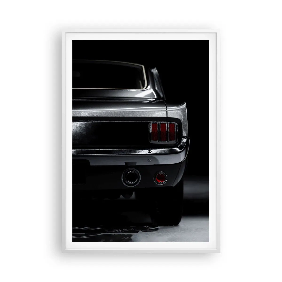 Poster in einem weißen Rahmen - Charme des Klassikers - 70x100 cm