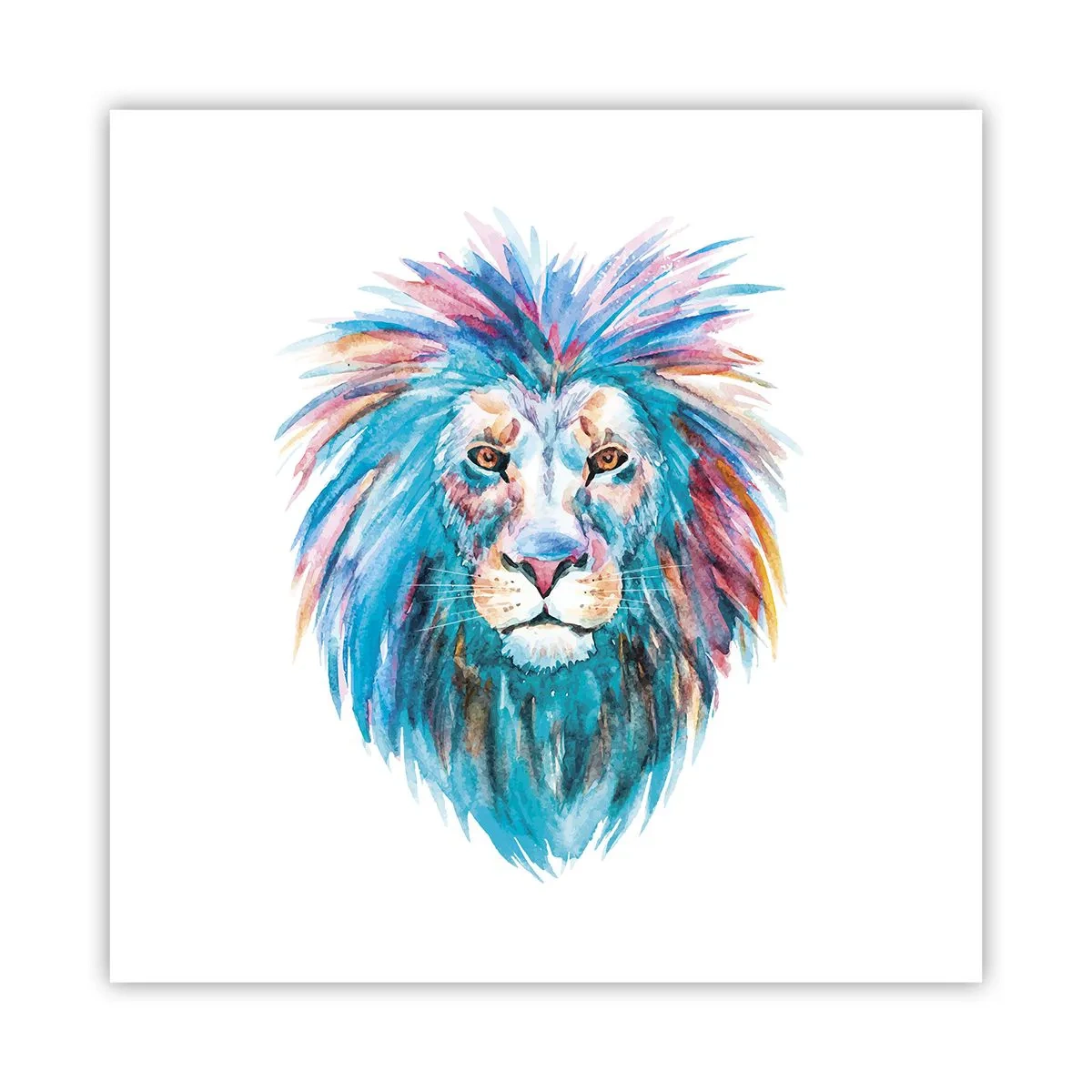 Poster - Eine elektrisierende Aura - 60x60 cm