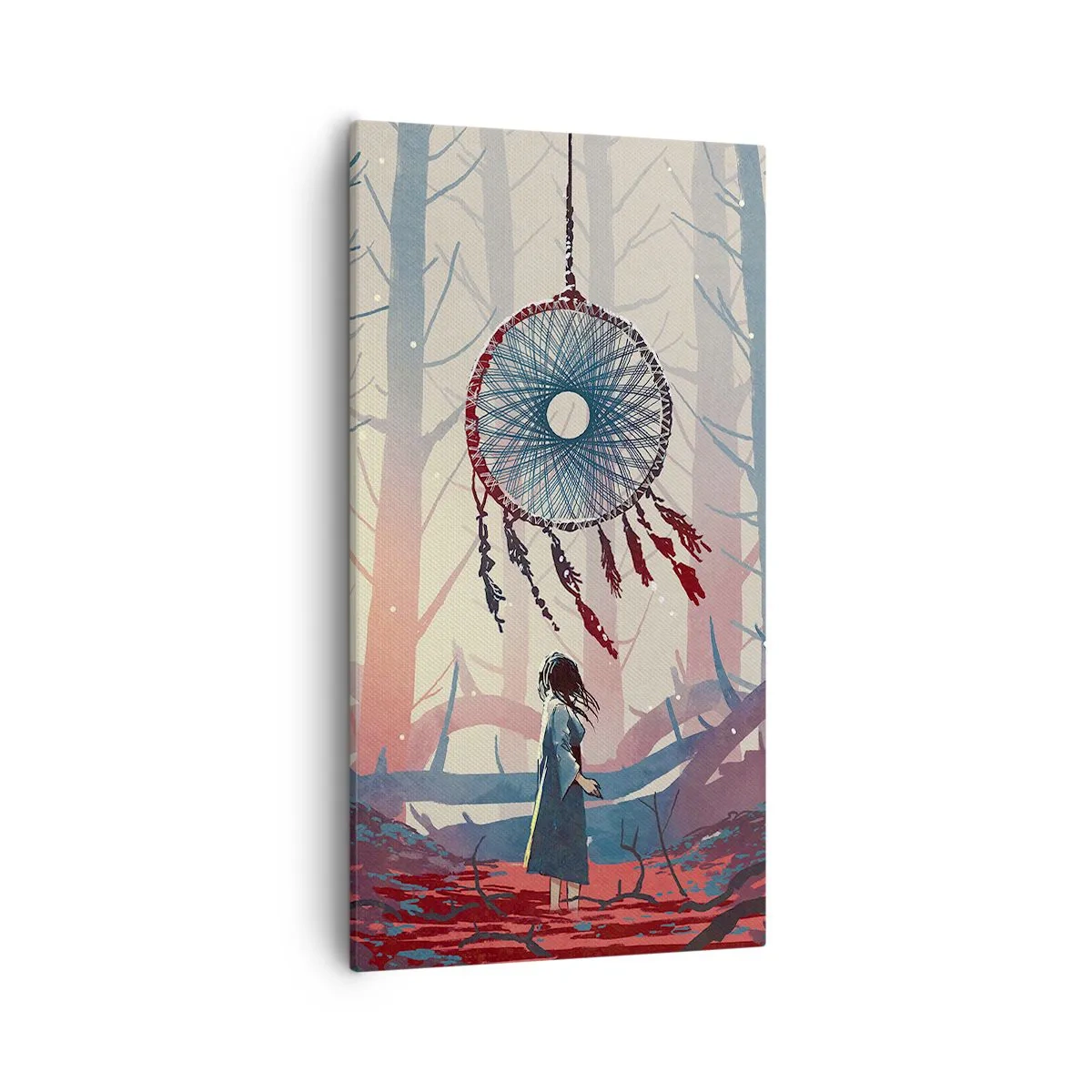 Bild auf Leinwand - Leinwandbild - Geheimes Glücksritual - 55x100 cm