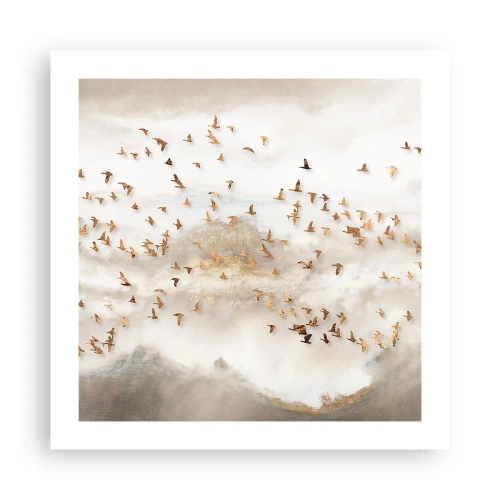 Poster - Es ist schon die Zeit… - 50x50 cm