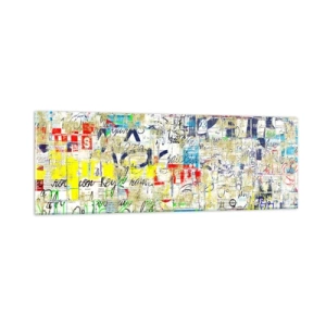 Glasbild - Bild auf glas - Es freut einfach die Augen - 90x30 cm