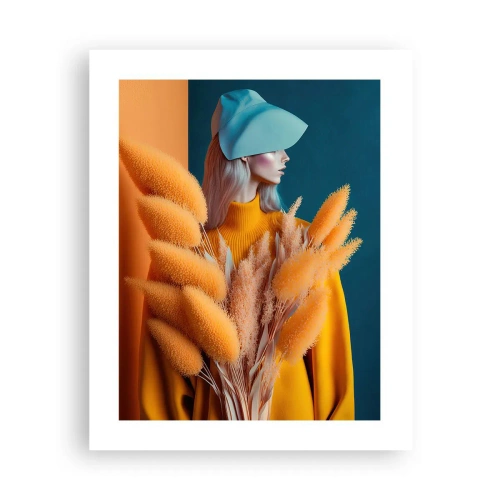 Poster - Flauschiges Porträt - 40x50 cm