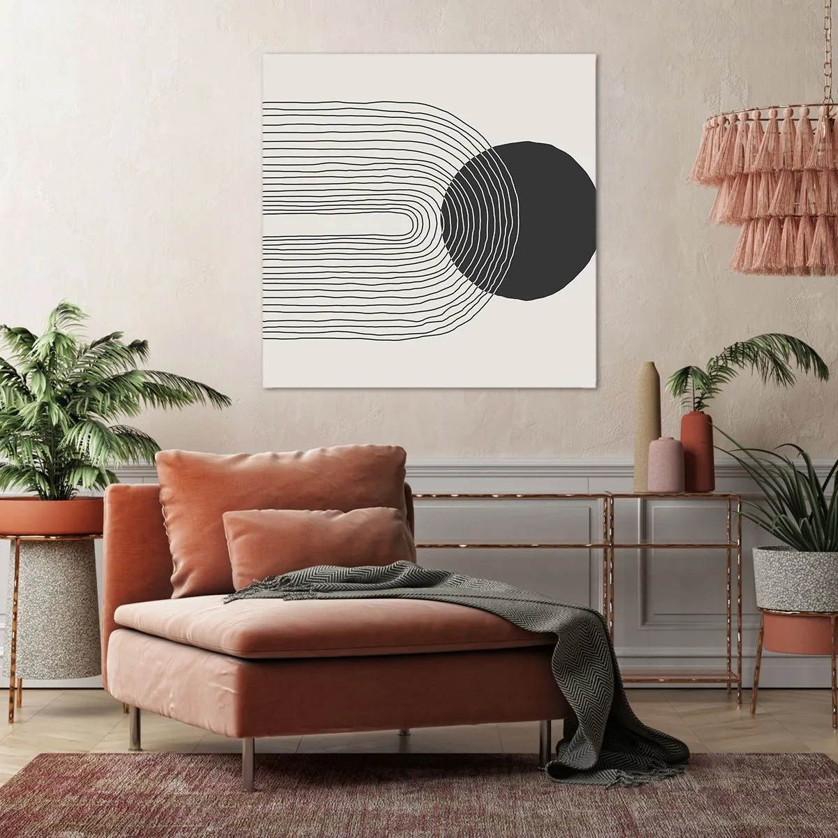 Bild auf Leinwand - Leinwandbild - Zittern und Vertrauen - 70x70 cm