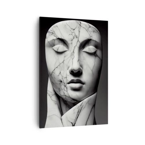 Bild auf Leinwand - Leinwandbild - Marmorformen - 70x100 cm