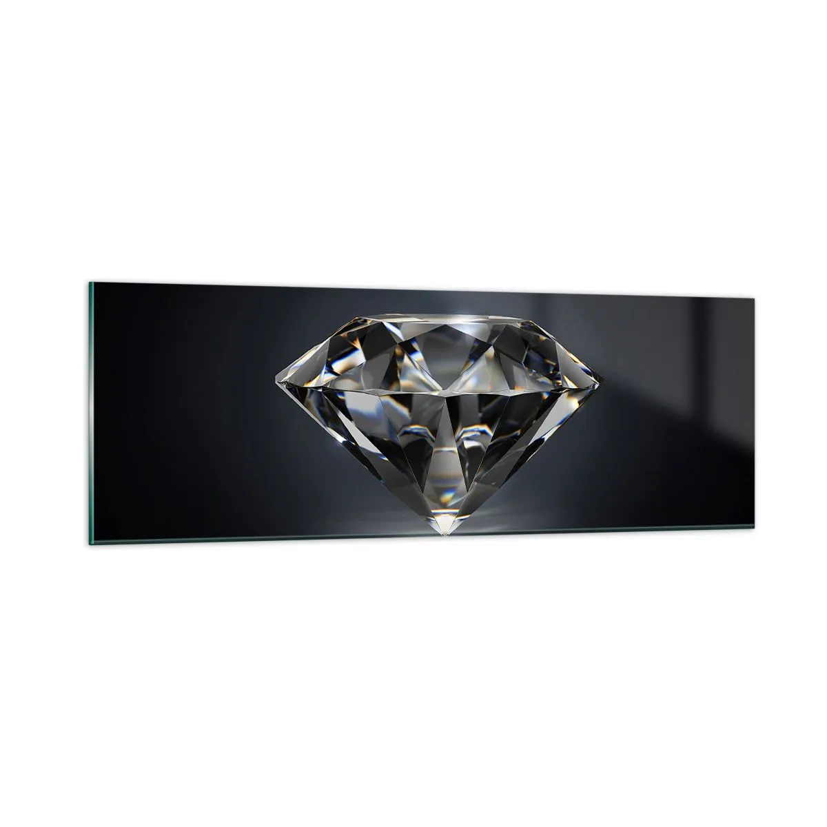 Glasbild - Bild auf glas - Beste Freundin - 90x30 cm