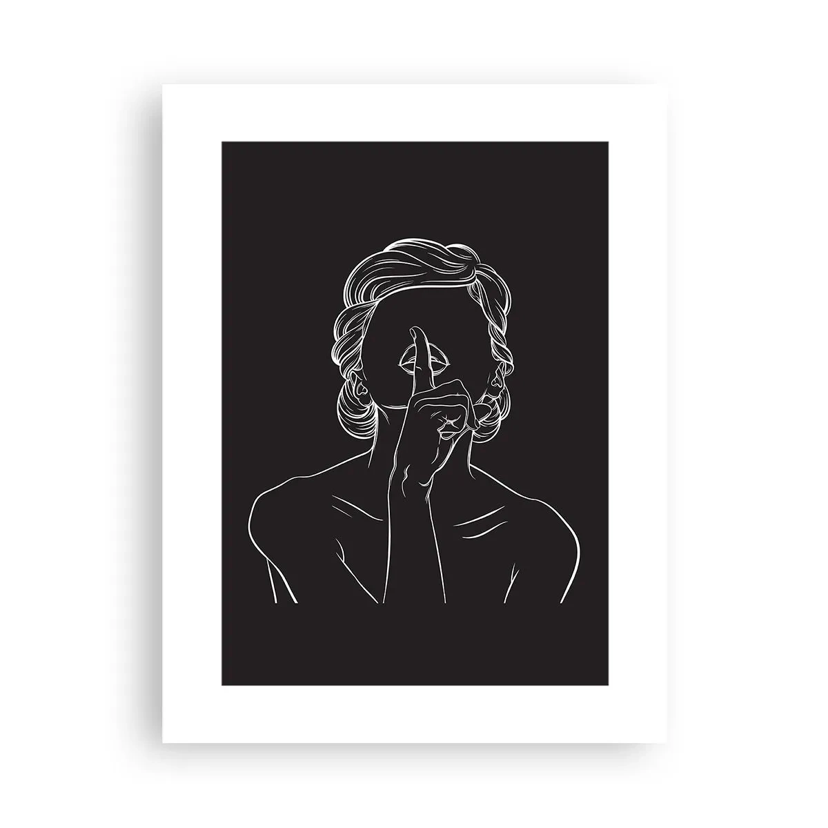 Poster - Schönheit erblüht in der Stille - 30x40 cm
