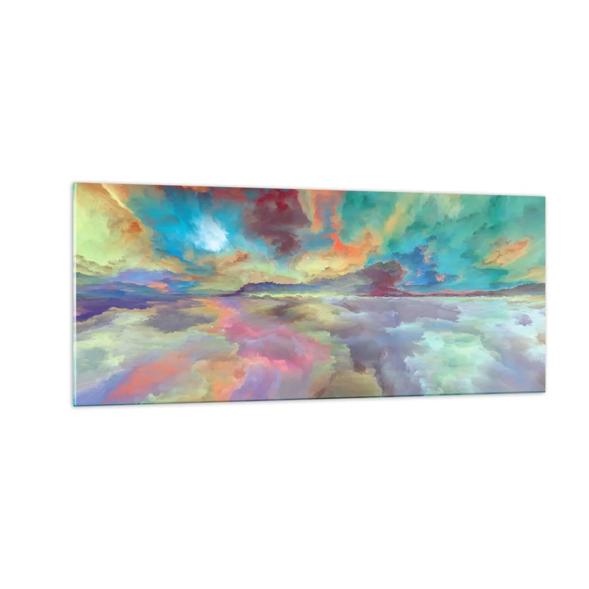 Glasbild - Bild auf glas - Zwei Himmel - 100x40 cm