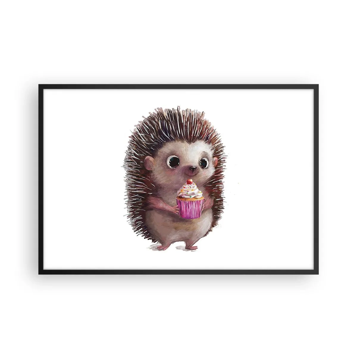 Poster in einem schwarzem Rahmen - Der Feiertag ist jeden Tag - 91x61 cm