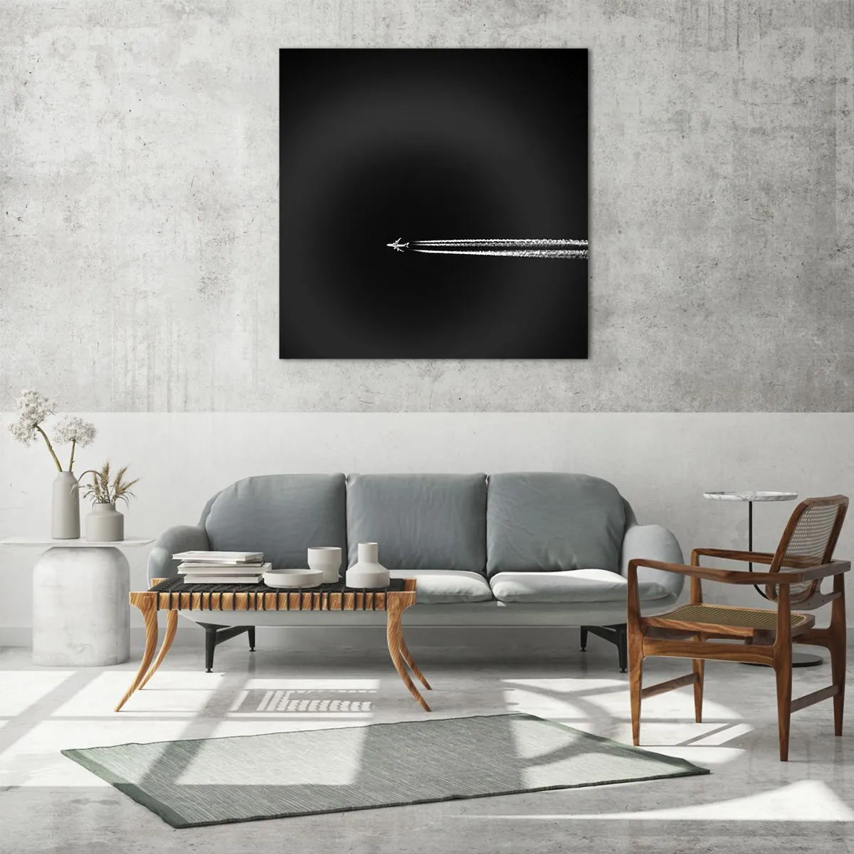 Glasbild - Bild auf glas - In eine andere Dimension - 70x70 cm