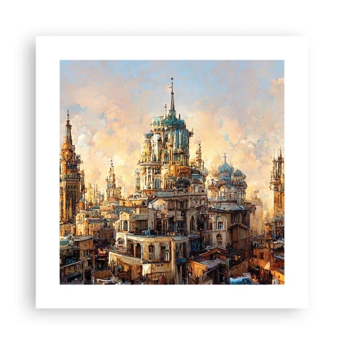 Poster - Stadt der Städte - 40x40 cm