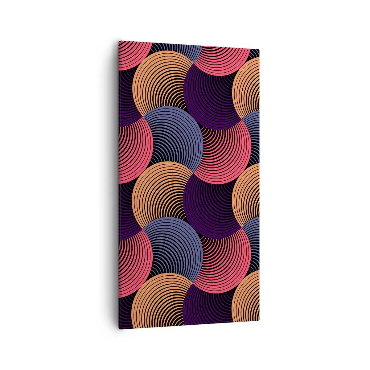 Bild auf Leinwand - Leinwandbild - Im kreisenden Rhythmus - 55x100 cm