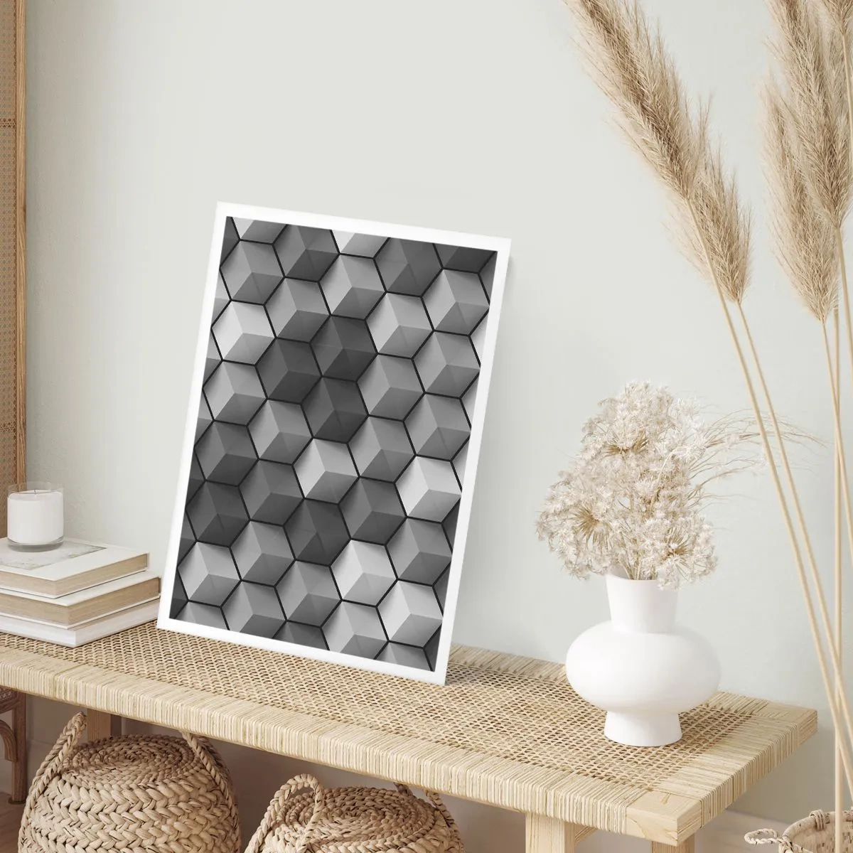 Poster - Kubistisches Puzzle - 61x91 cm