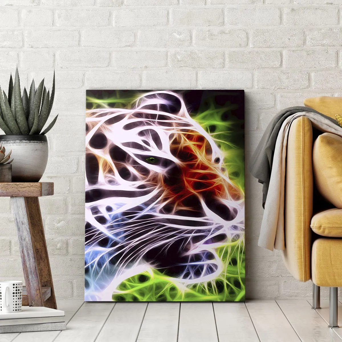 Bild auf Leinwand - Leinwandbild - Schreckliche Aura - 55x100 cm