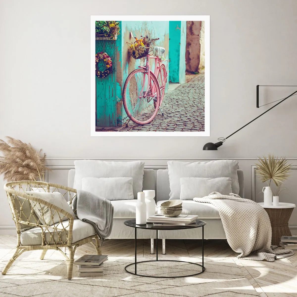 Poster - Ich komme gleich wieder - 60x60 cm