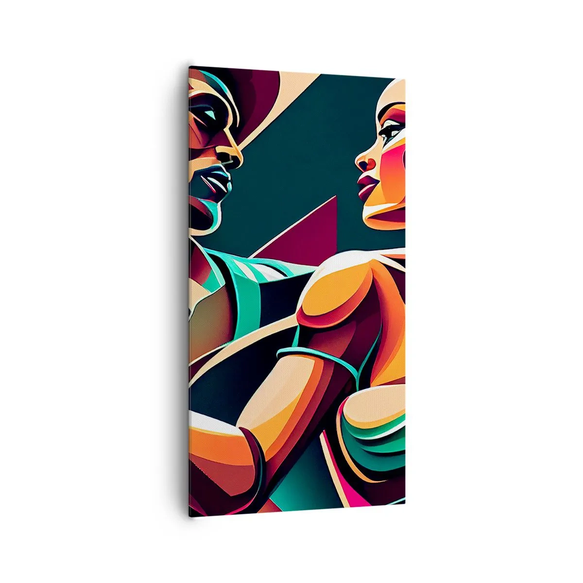 Bild auf Leinwand - Leinwandbild - Im Rhythmus des Herzens - 65x120 cm