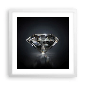 Poster in einem weißen Rahmen - Beste Freundin - 40x40 cm