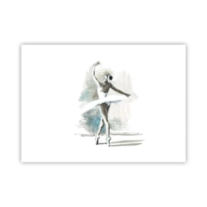 Poster - In einen Schwan verzaubert - 70x50 cm