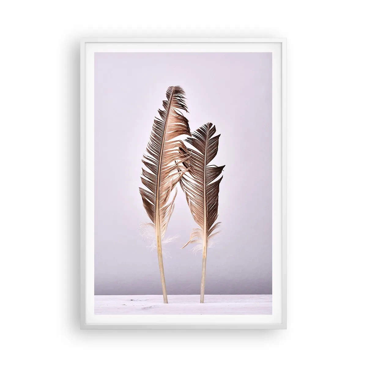 Poster in einem weißen Rahmen - Gegen das Nichts - 70x100 cm