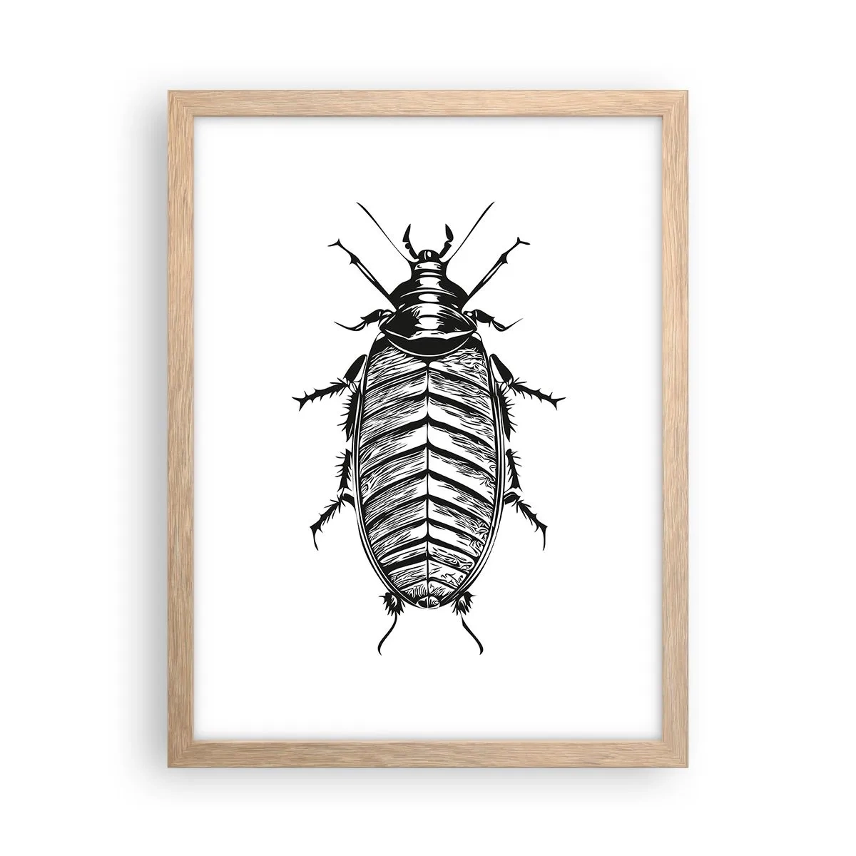 Poster in einem Rahmen aus heller Eiche - Was für ein Exemplar! - 30x40 cm
