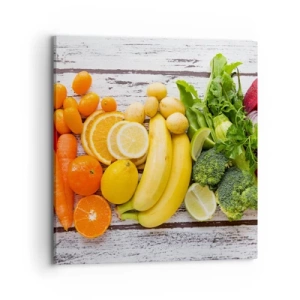 Bild auf Leinwand - Leinwandbild - Es ist nicht genug? - 70x70 cm