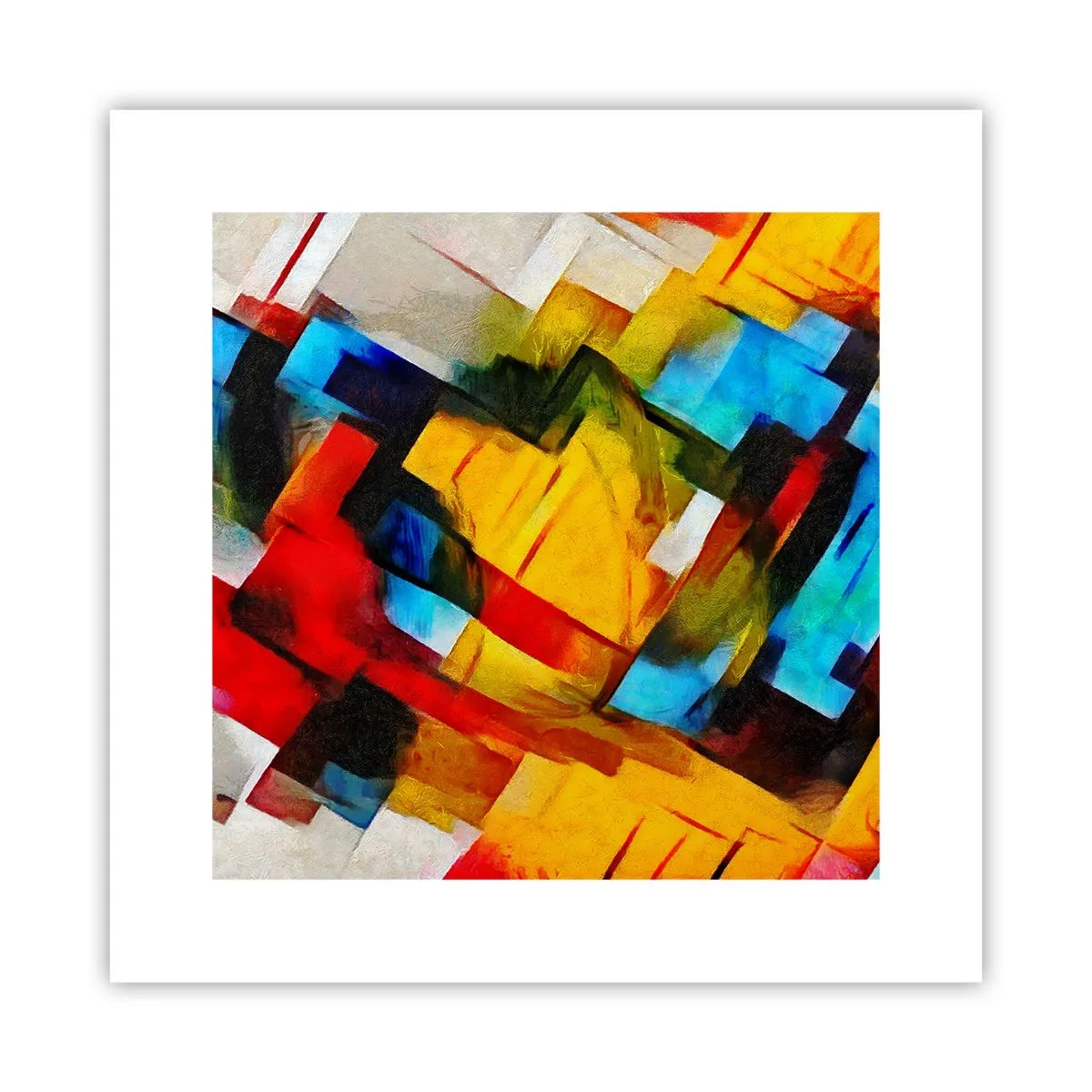 Poster - Ein bunter Interleaver - 30x30 cm