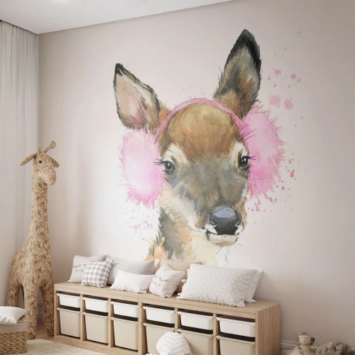 Selbstklebende Fototapete Deluxe Sticker - Und der Frost ist nicht mehr schrecklich - Für Kinder, Rogen, Grafik - 100x70 cm