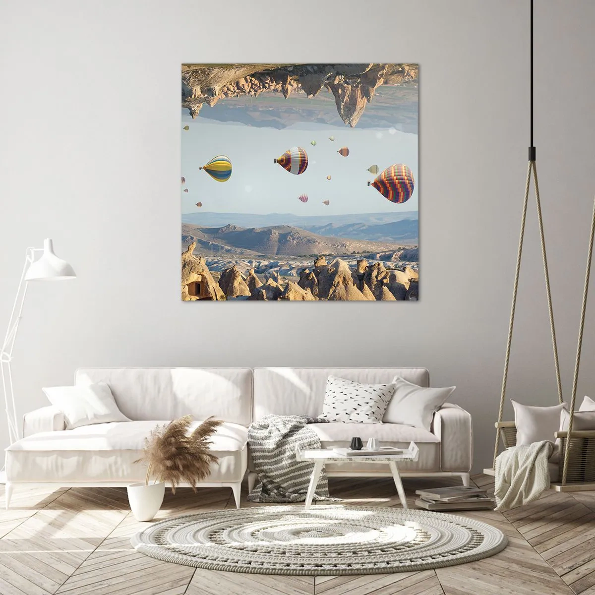 Bild auf Leinwand - Leinwandbild - Hier ist alles möglich - 30x30 cm