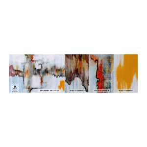 Fototapeten Muster Premium Sand - Ein Stock auf dem Wasser - Abstraktion, Stück, Modernes Muster - 100x30 cm