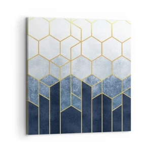 Bild auf Leinwand - Leinwandbild - Komposition im synkopischen Rhythmus - 60x60 cm