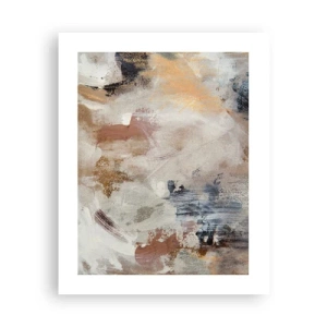 Poster - Neblige Abstraktion - 40x50 cm