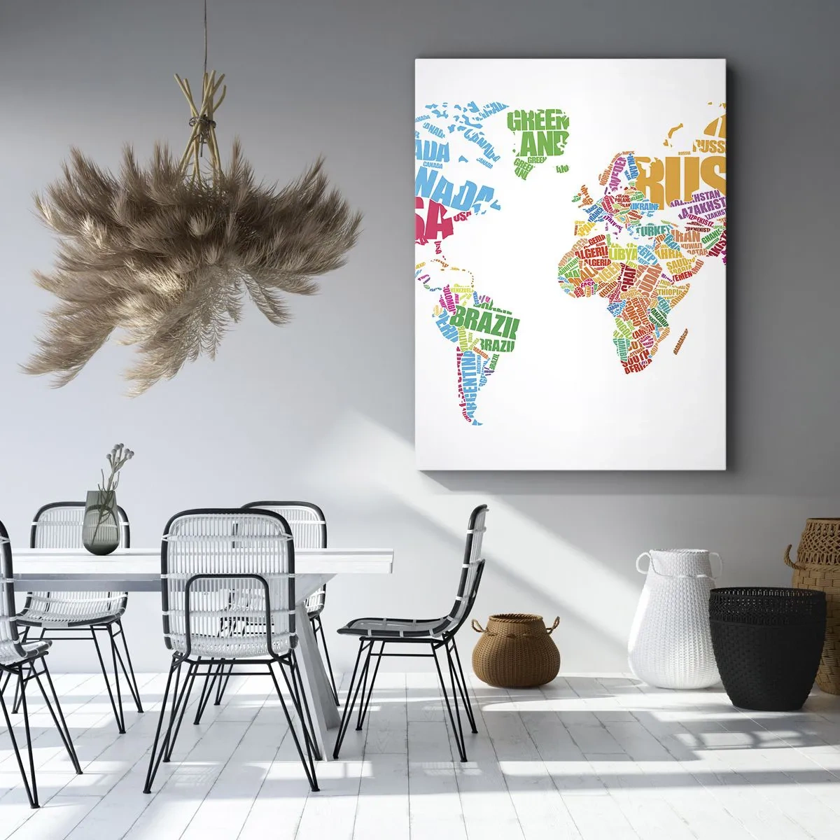 Bild auf Leinwand - Leinwandbild - Ich möchte sie alle treffen - 65x120 cm