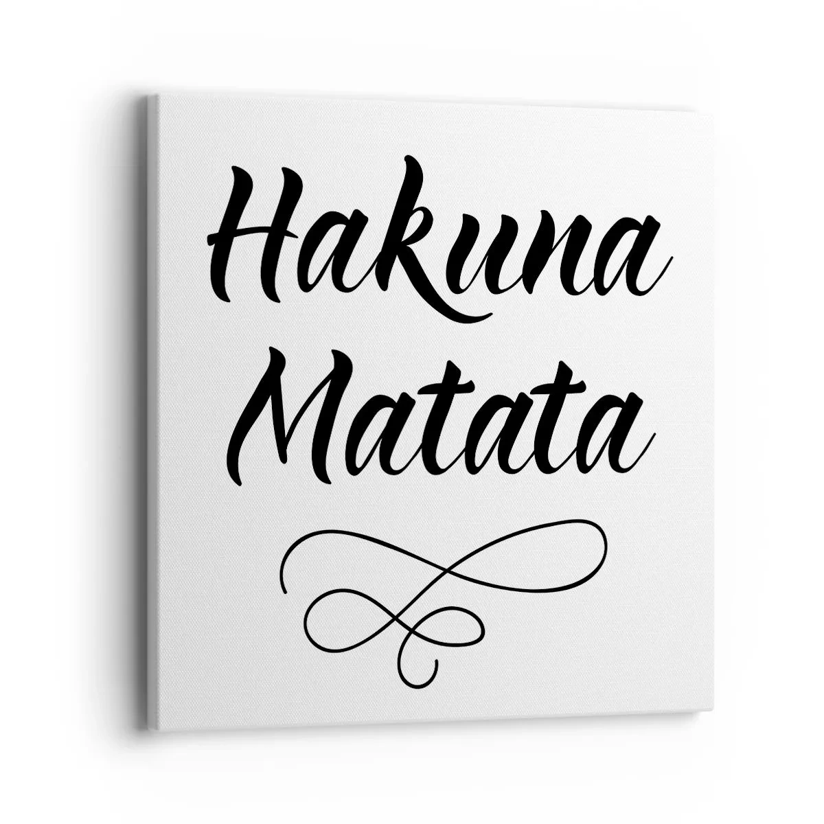 Bild auf Leinwand - Leinwandbild - Bester Ratschlag - 40x40 cm