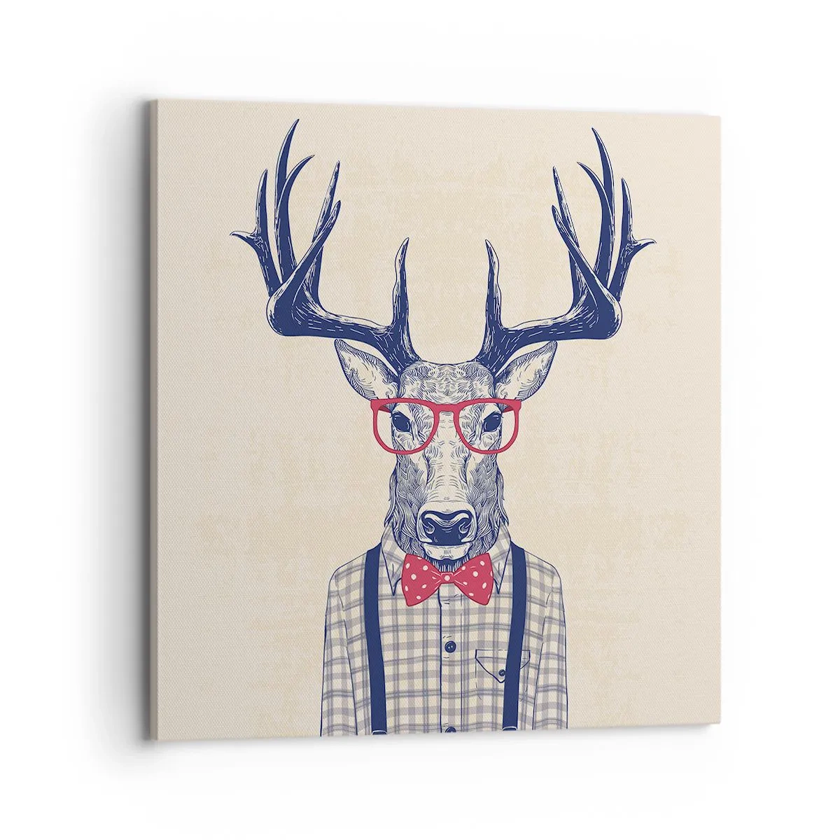 Bild auf Leinwand - Leinwandbild - Eine lustige Extravaganz - 70x70 cm