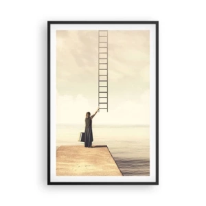 Poster in einem schwarzem Rahmen - Eine magische Reise - 61x91 cm