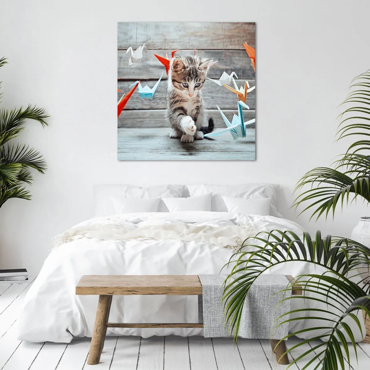 Bild auf Leinwand - Leinwandbild - Erste Stunde - 70x70 cm