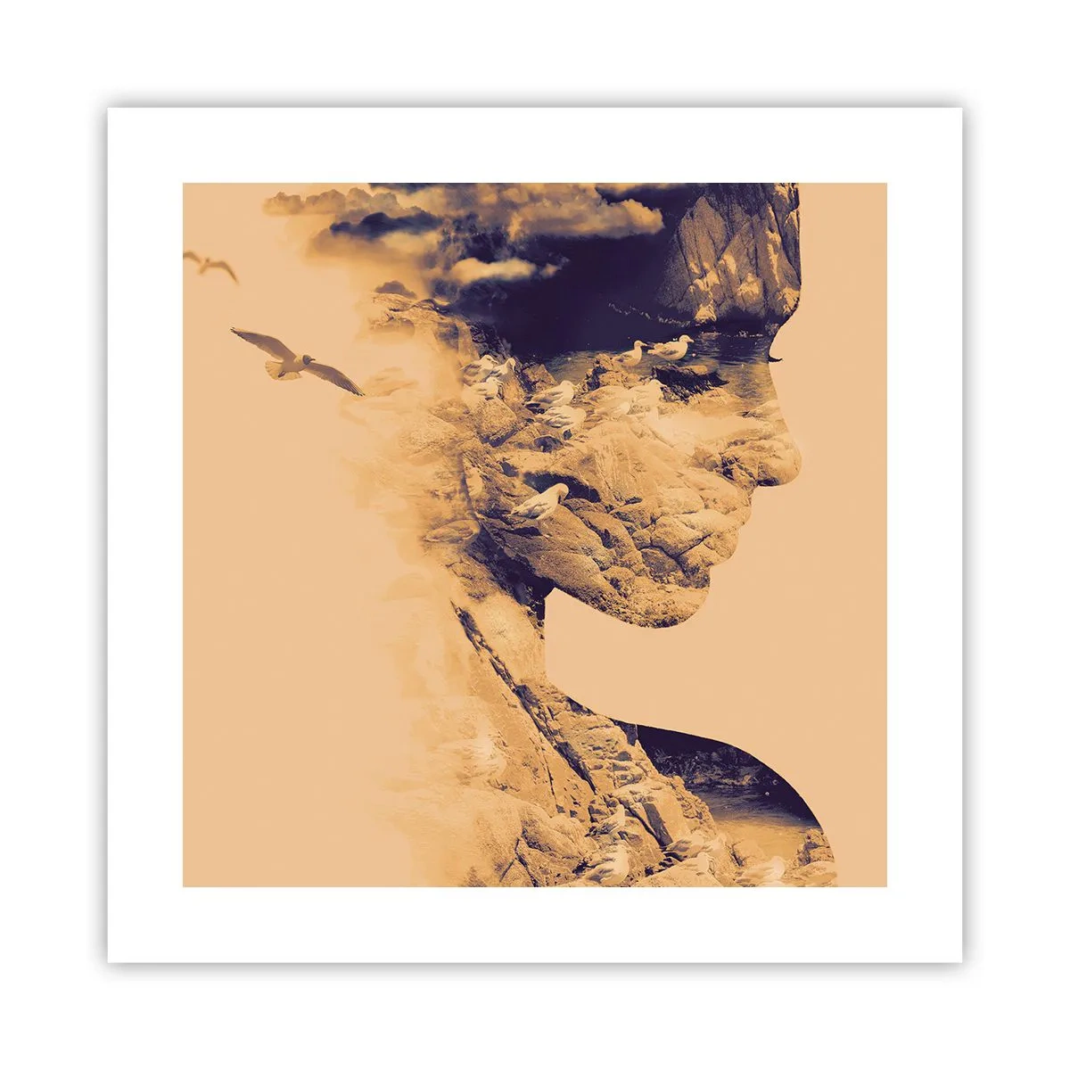 Poster - Von Natur aus schön - 40x40 cm