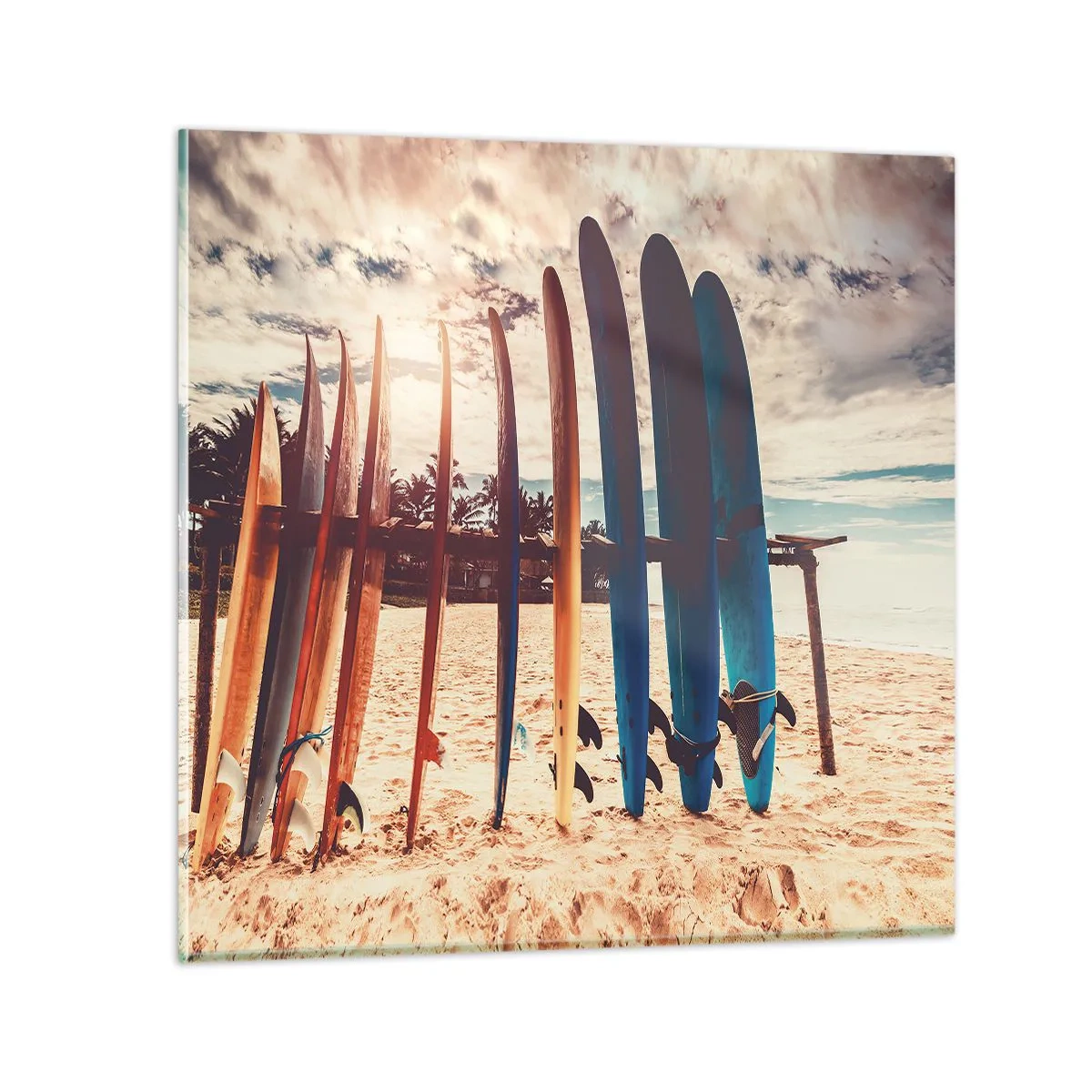 Glasbild - Bild auf glas - Gute Nacht bis morgen - 30x30 cm