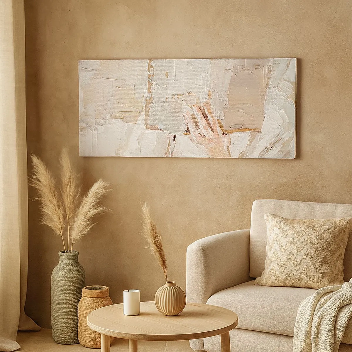 Bild auf Leinwand - Leinwandbild - In einer anderen Welt - 100x40 cm