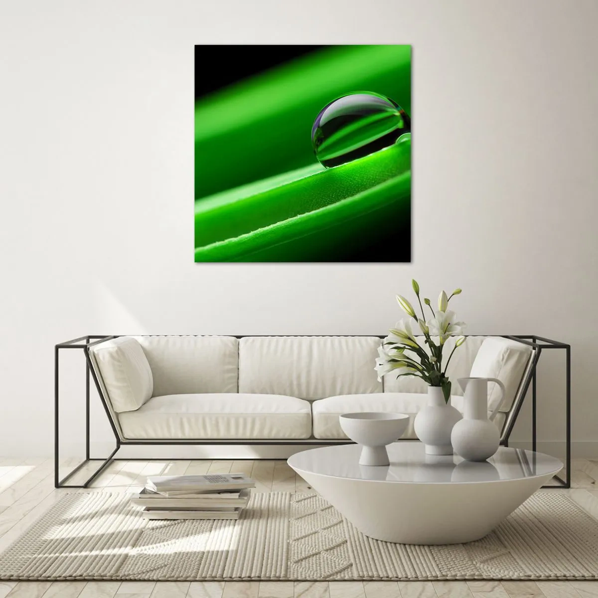 Glasbild - Bild auf glas - Leben hautnah - 70x70 cm