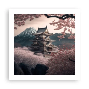 Poster - Land der Kirschblüten - 50x50 cm
