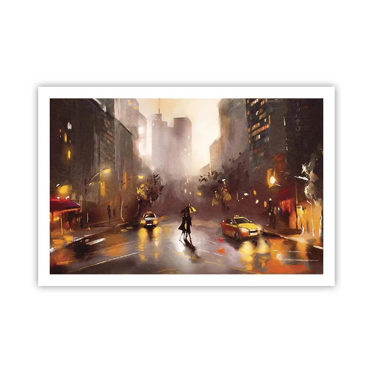 Poster - Im Licht von New York - 91x61 cm