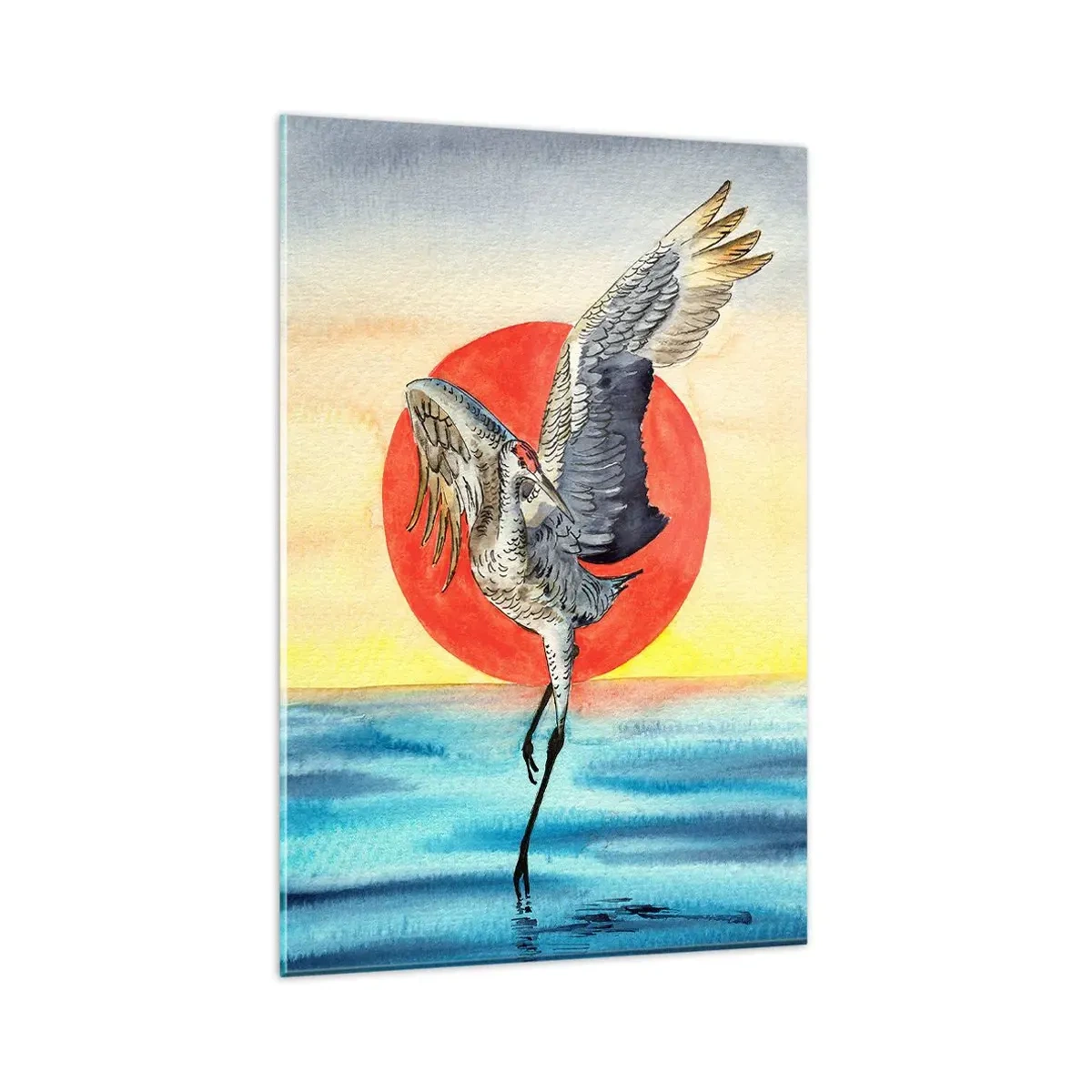 Glasbild - Bild auf glas - Es ist Zeit zurückzugehen - 80x120 cm